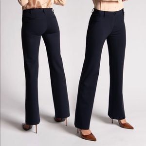 Betabrand Women's Boot Cut Pants in Navy